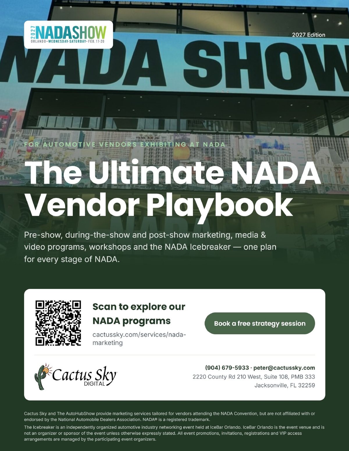 Cover of The Ultimate NADA Vendor Playbook 2027